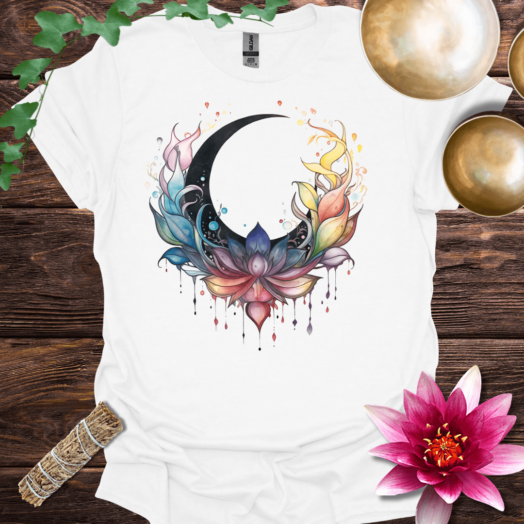 Lotus Crecent Moon T