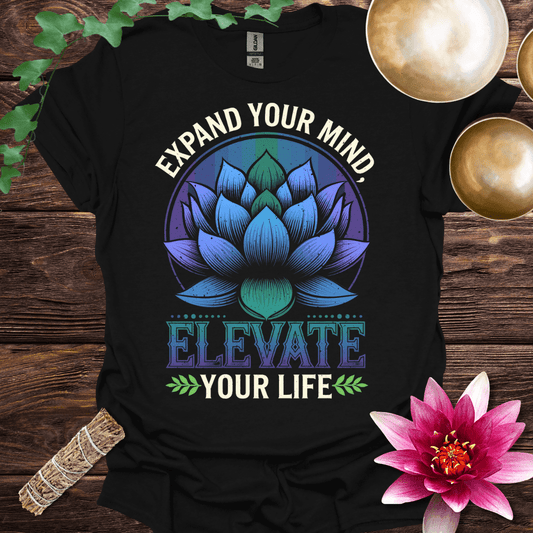 Expand Your Mind Elevate Your Life variant 4 Lotus T