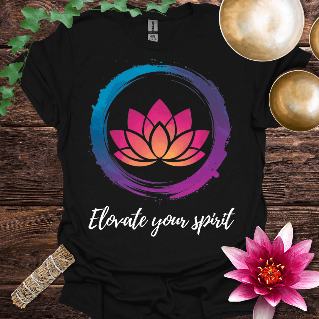 Elevate Your Spirit lotus variant 2 T