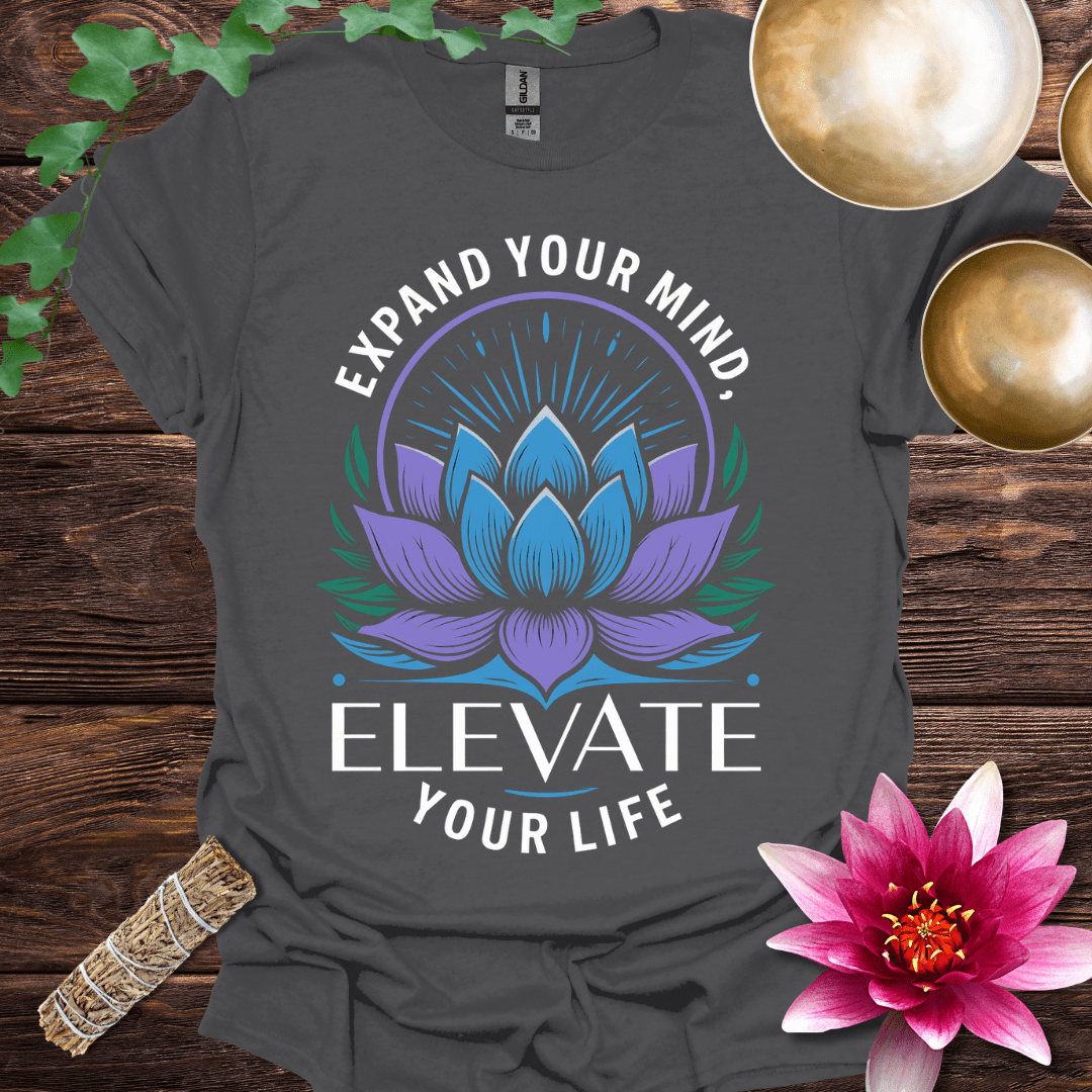 Expand Your Mind Elevate Your Life variant 3 Lotus T
