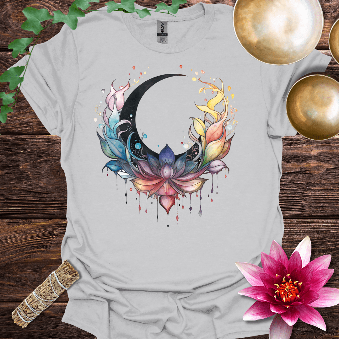 Lotus Crecent Moon T