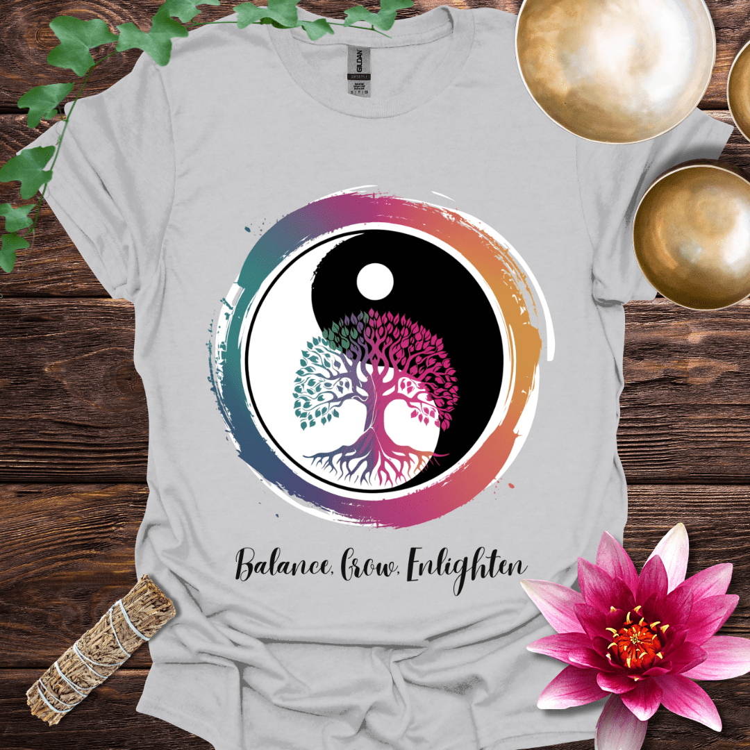 Balance, Grow, Enlighten variant 4 T