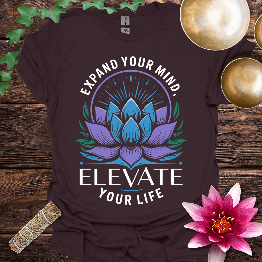 Expand Your Mind Elevate Your Life variant 3 Lotus T