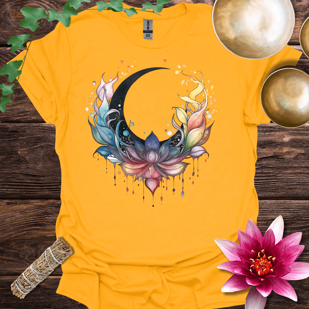Lotus Crecent Moon T