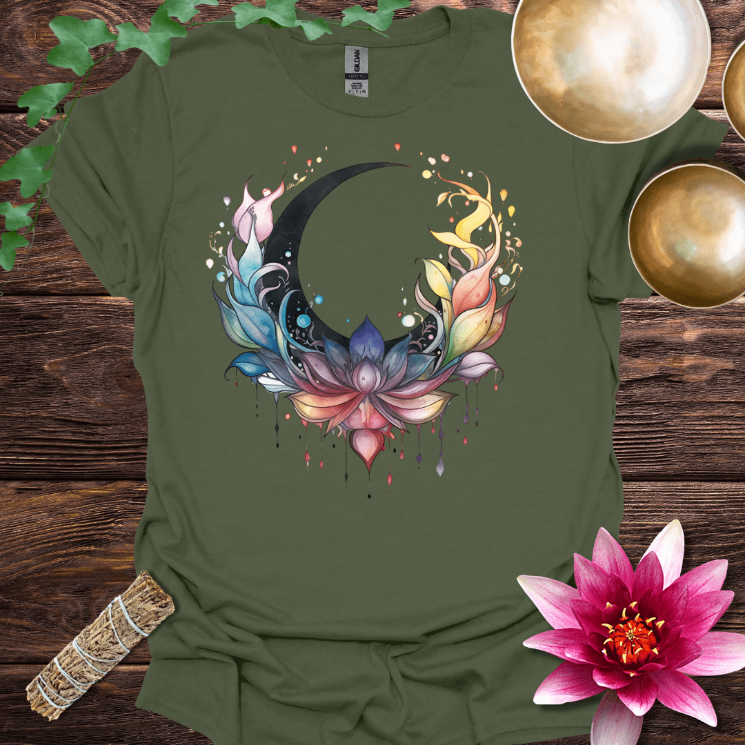 Lotus Crecent Moon T