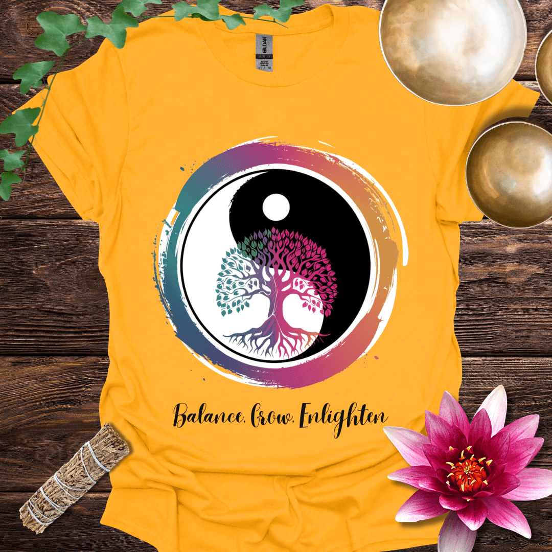 Balance, Grow, Enlighten variant 4 T