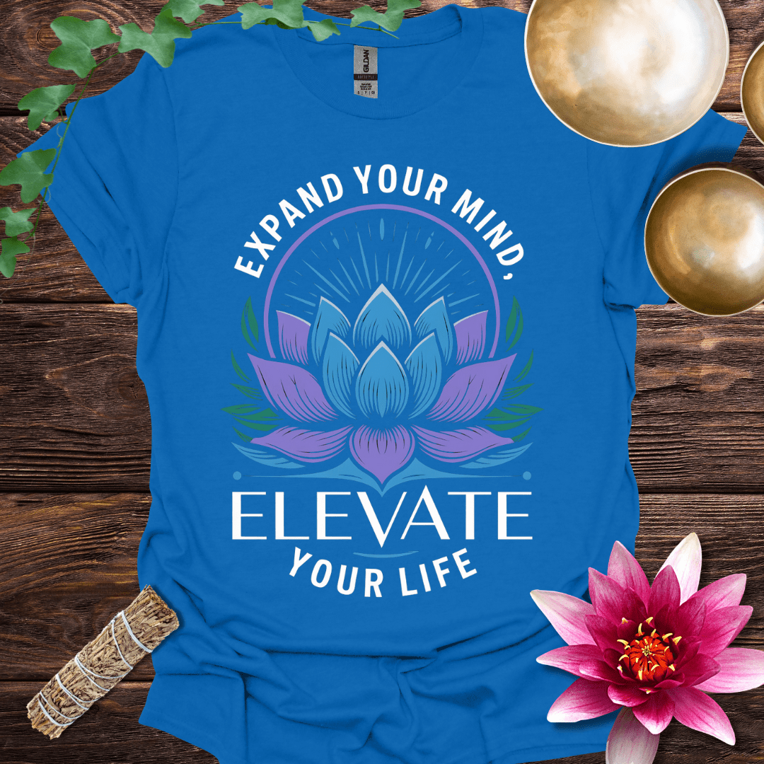 Expand Your Mind Elevate Your Life variant 3 Lotus T
