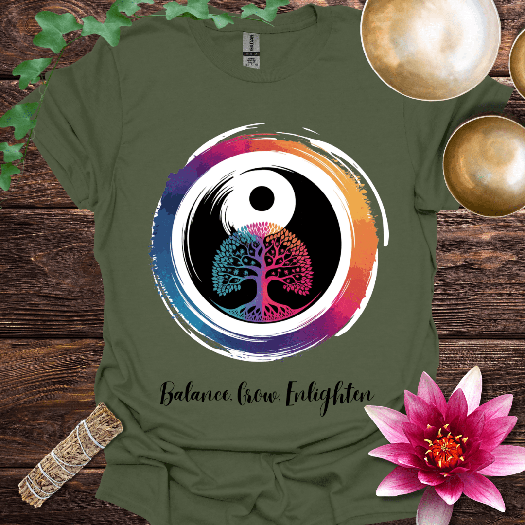 Balance, Grow, Enlighten variant 3 T