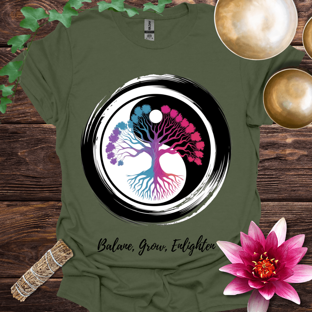 Balance, Grow, Enlighten variant 2 T