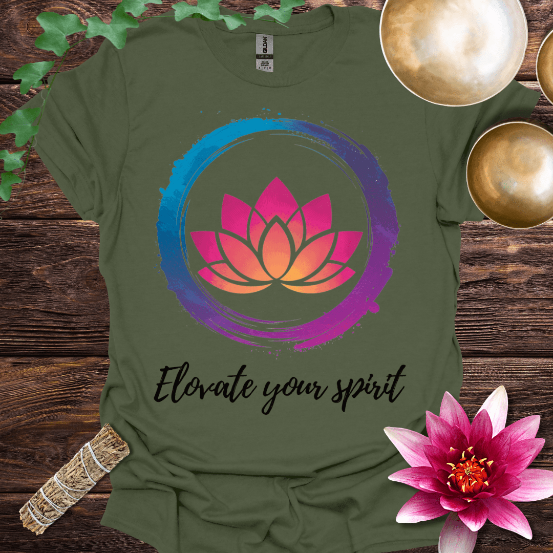 Elevate Your Spirit lotus variant 2 T