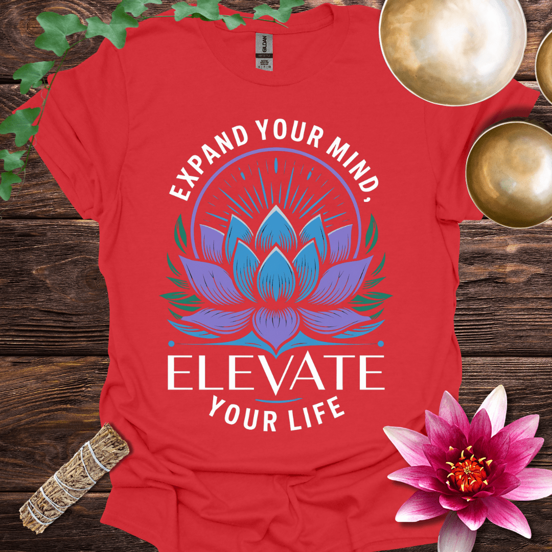 Expand Your Mind Elevate Your Life variant 3 Lotus T