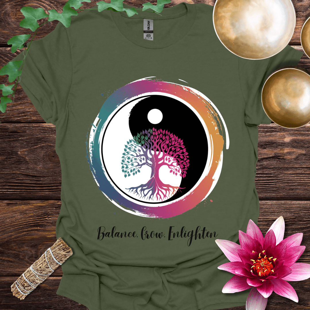 Balance, Grow, Enlighten variant 4 T