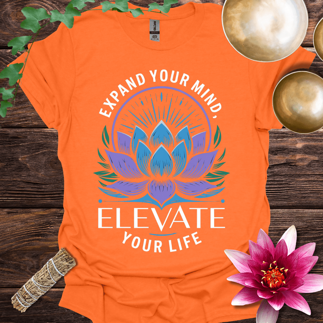 Expand Your Mind Elevate Your Life variant 3 Lotus T